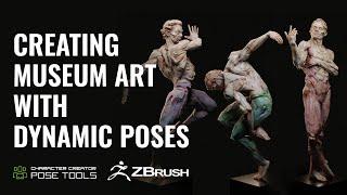 Dynamic Character Poses in ZBrush with CC4: Evoking Motion and Grace in Fine Art Sculptures