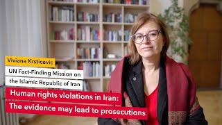 Viviana Krsticevic: Human rights violations in Iran: The evidence may lead to prosecutions