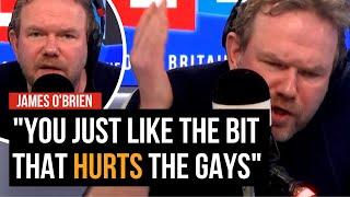 Religious caller vs James O'Brien on homosexuality and the Bible | LBC