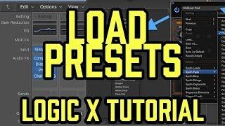 How to Load Channel Strip Preset in Logic Pro and Logic X