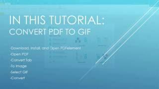 How to Convert PDF to GIF
