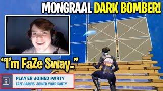 Mongraal Switches to FaZe Sway (Dark Bomber) Skin and then this happened... (Fortnite Season 3)