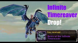 Infinite Timereaver Drop! (after 190 attempts)-WOW Mount Drop