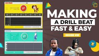 FREE Drill FLP 2022 | Making a Drill Beat | Drill Drum Kit, Sample, Midi Pack