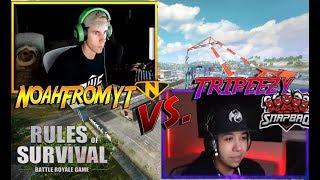 Tripeezy vs Noah in custom matches..