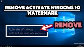 How to remove activate windows 10 watermark cmd