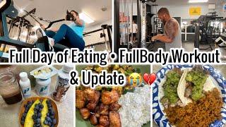 FULL DAY OF EATING | FULL BODY WORKOUT | UPDATE  | IN WITH JEN