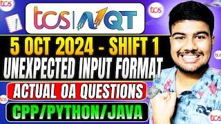  TCS NQT 2025 5th Oct Shift 1: Must-Know Coding Questions & Solutions!