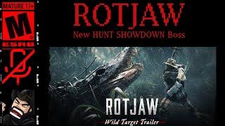 ROTJAW SOLO First Time Encounter - NEW HUNT Showdown Boss - MASSIVE Gator Boss is Finally Here!