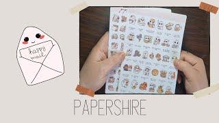 HUGE Papershire Haul | Planner stickers | unboxing video