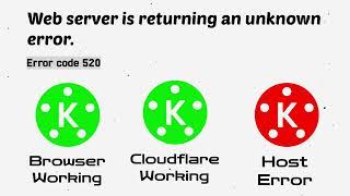 Web server is returning an unknown error Error code 520