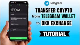 How to TRANSFER crypto from Telegram Wallet to OKX app | X Empire | Tutorial