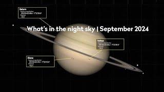 What's in the night sky, September 2024