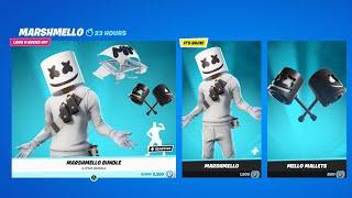 Fortnite MARSHMELLO Bundle EMOTE RUTERN Showcase w Audio!