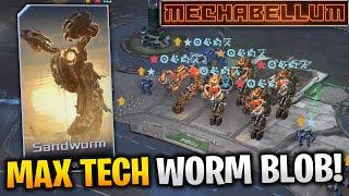 MAX TECH Sandworm Blob SHREDS FFA - "This Tech is BROKEN" - Mechabellum Gameplay
