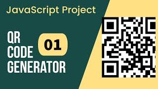 JavaScript Project. (QR code Generator) using simple HTML, CSS and JavaScript.