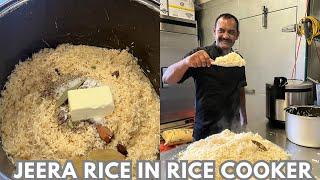 Jeera Rice In Rice Cooker | Rice  Cooker Mein Jeera Rice Kaise Banate Hain | Jeera Pulao Recipe |