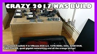 Crazy 16TB 2017 Home NAS Build // FreeNAS, ESXi, iSCSI