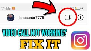 Instagram Video Call Not Working Problem Solved