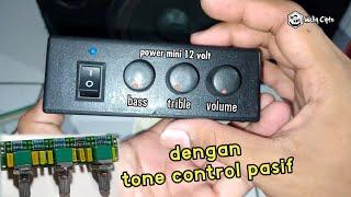 Test power mini 12 volt plus tone control pasif