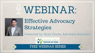 WEBINAR: Effective Advocacy Strategies