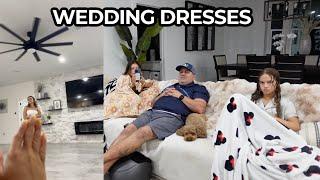 my FAMILY RATES MY WEDDING DRESSES   | VLOG#1839