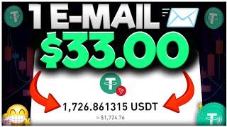 ENTER EMAIL  & GET $33 USDT Immediately  Earn Free Usdt