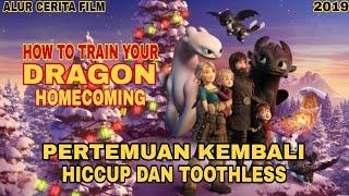 PERJALANAN PARA ANAK NAGA KE DUNIA MANUSIA || ALUR CERITA FILM How To Train Your Dragon Homecoming