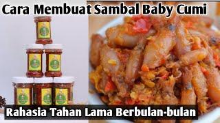 Resep Sambal Baby Cumi Tahan Berbulan-bulan cocok untuk jualan | Sambal Baby Cumi Asin | Ide Jualan