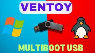 Multiple Operating Systems on USB Drive | Ventoy Multiboot | All OS in single USB