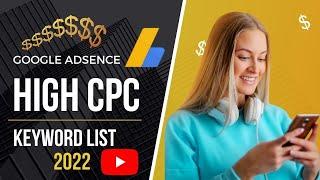 google high cpc keywords list for YouTube |top cpc keywords || keywords with highest cost per click