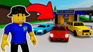 J'OUVRE UN LAVAGE DE VOITURE SUR BROOKHAVEN ROBLOX