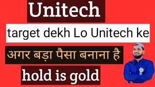 Unitech share target  Unitech share latest update today  Unitech share technical analysis