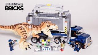 Lego Jurassic World 75933 T. Rex Transport Lego Speed Build