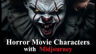 Horror Movie Characters using Midjourney Prompts