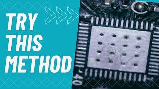 SOLDERING QFN IC USING SOLDER PASTE (me learning to solder)