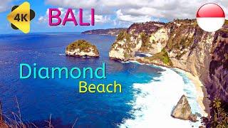 Diamond Beach Walk & Atuh Beach Tour, Nusa Penida Island Bali Indonesia - June 2023 [ Indonesia 4K ]