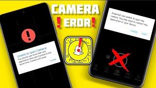 How to Fix Snapchat Was Unable to Open Camera Issue on Android