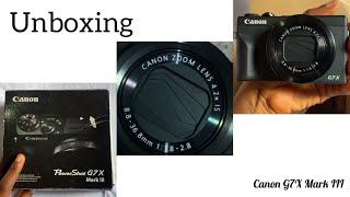 Welcome Back || Unboxing Canon g7x mark III camera.                 #vlogginggears #canong7xmarkiii