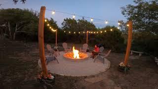 Building a Fire Pit in Texas Hill Country