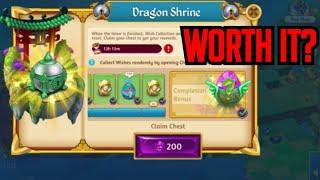 Opening The Dragon Shrine Chest For 200 Gems | Merge Dragons