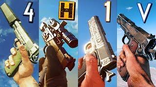 Playing with the M1911 PISTOL in different Battlefield games...