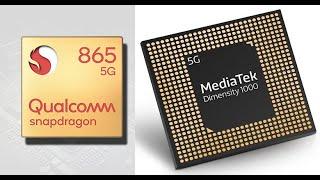 Snapdragon 865 vs Mediatak Diminsity 1000u Full Comparison || Must Watch For Compare || 2021