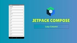 Jetpack compose lazy column - scrollable column