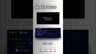 sparkle button using css #webdevelopment #html #css #htmlcss #webdesign #tutorials