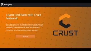 Earn 10 $CRU || Learn and Earn Crust Network || Quiz Answer || Watch all lesson to be rewarded