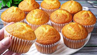 Soft and Fluffy MUFFINS! Disappear in an instant! Simple recipe!