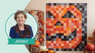 Make a "Peek-A-Boo Pumpkin" Quilt with Jenny Doan of Missouri Star Quilt Co (Video Tutorial)