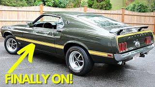 Installing Side Stripes on a 1969 Mustang Mach 1