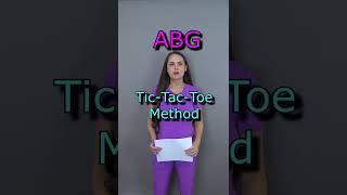 ABG Tic-Tac-Toe Super Easy: Nursing School #short